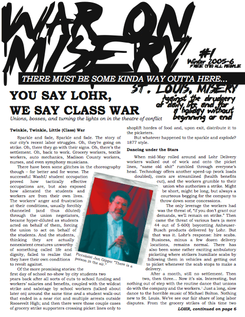 War on Misery #1